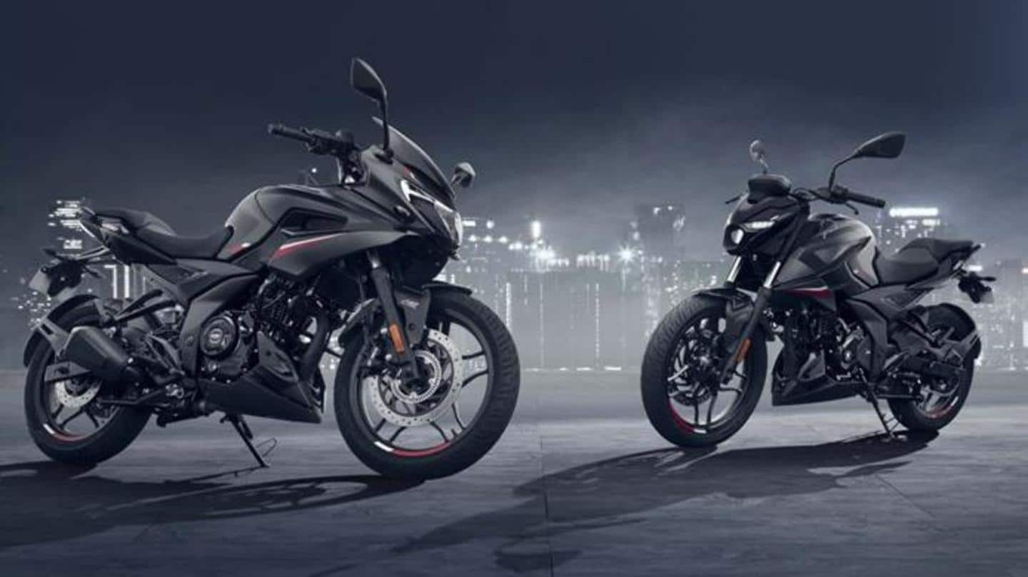 Bajaj Pulsar 250 series gets an All-Black edition: Check features