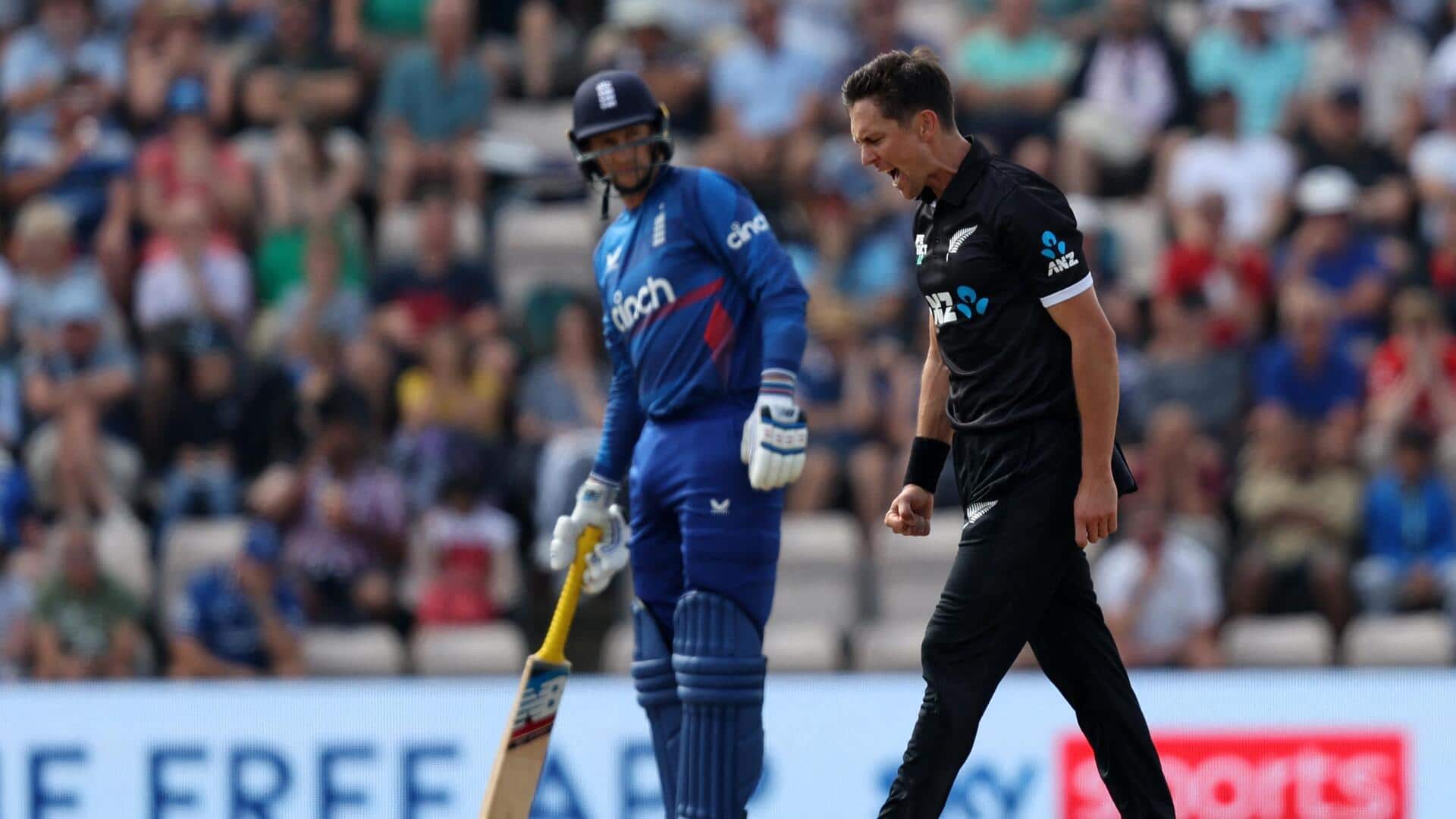 England beat New Zealand in 2nd ODI, level series: Stats