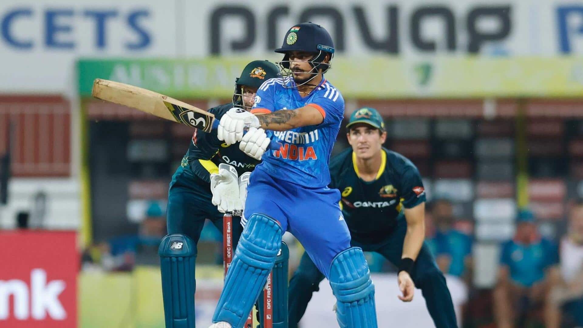 India post their highest T20I score versus Australia: Key stats