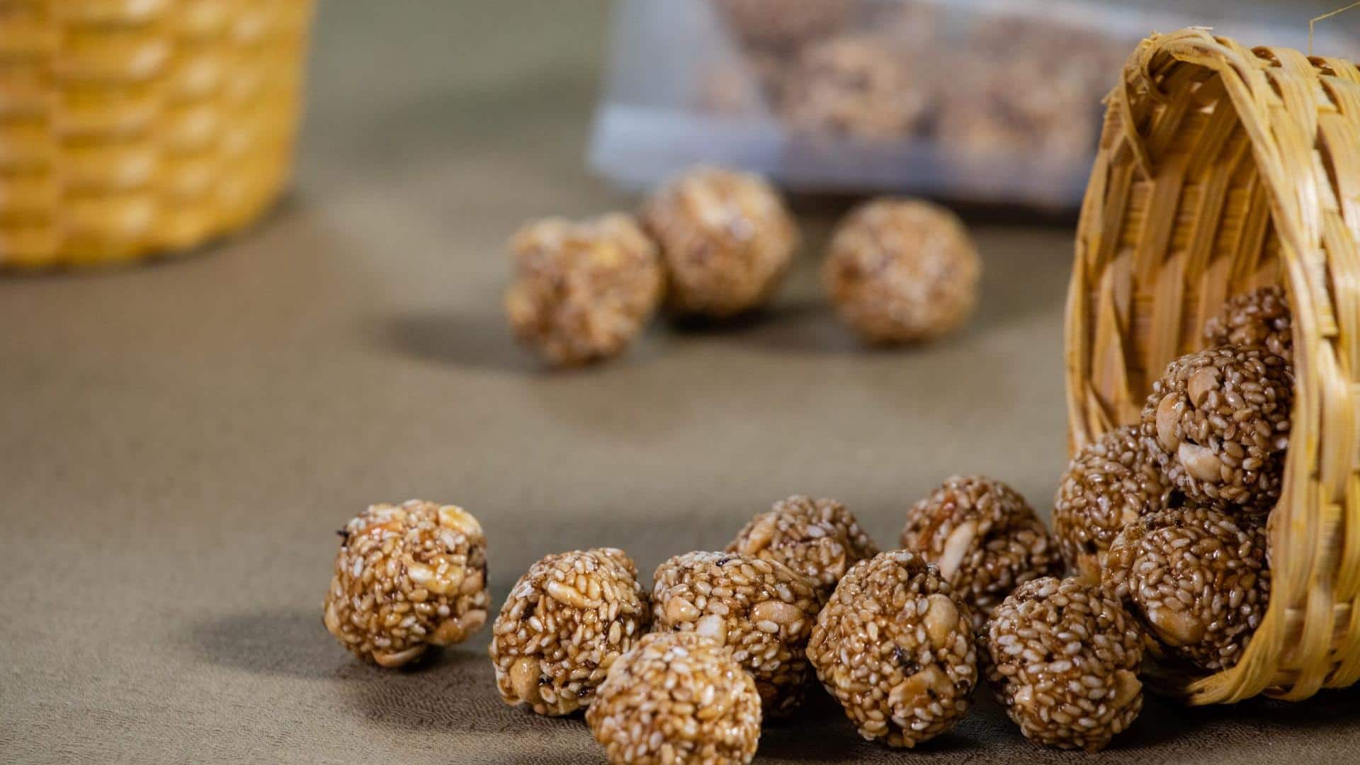 Satisfy your sweet tooth with these jaggery-sesame desserts