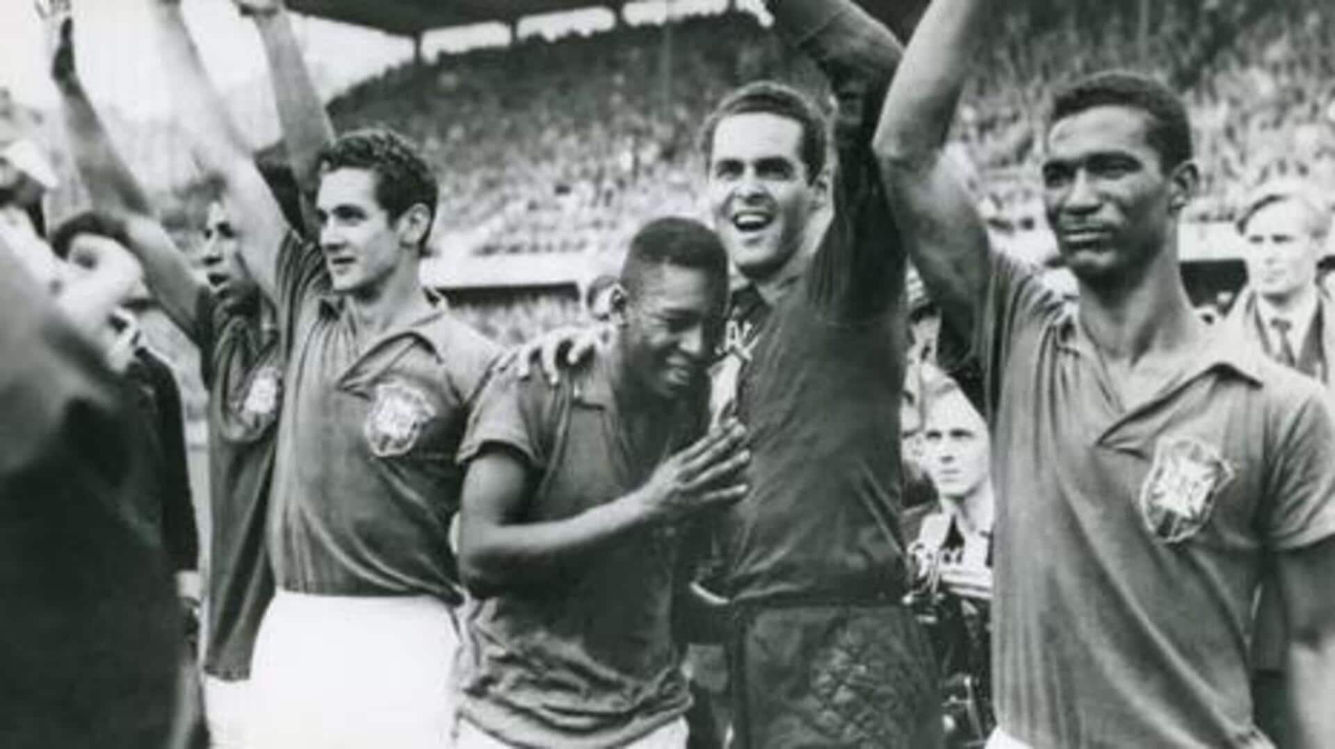 Pelé's iconic 1958 World Cup jersey could fetch $6M