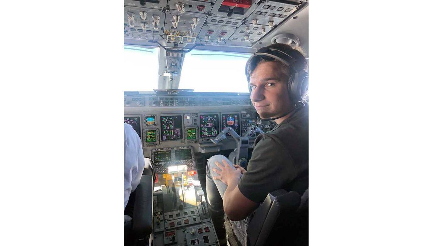 Daemen is pursuing a private pilot's license Daemen is pursuing a private pilot's license