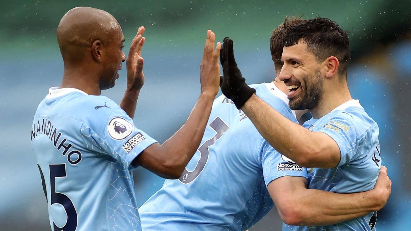 Champions City thrash Everton 5-0 Champions City thrash Everton 5-0