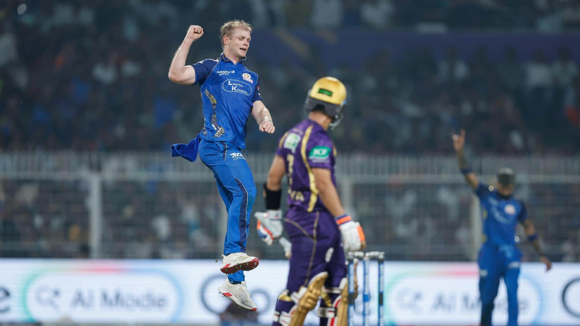 IPL 2026: Corbin Bosch's three-fer versus KKR goes in vain