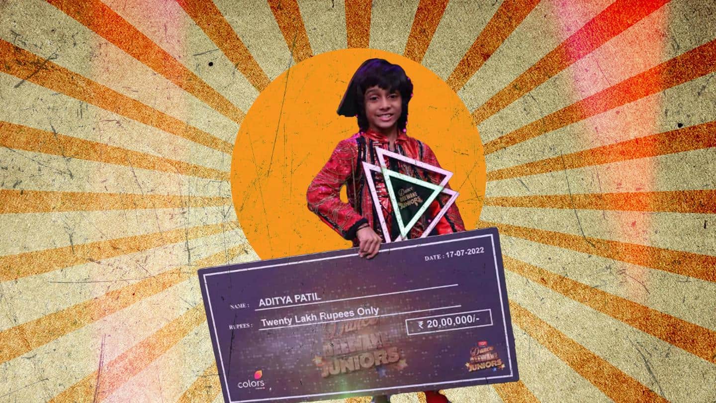 Who is Aditya Patil, winner of 'Dance Deewane Juniors'?