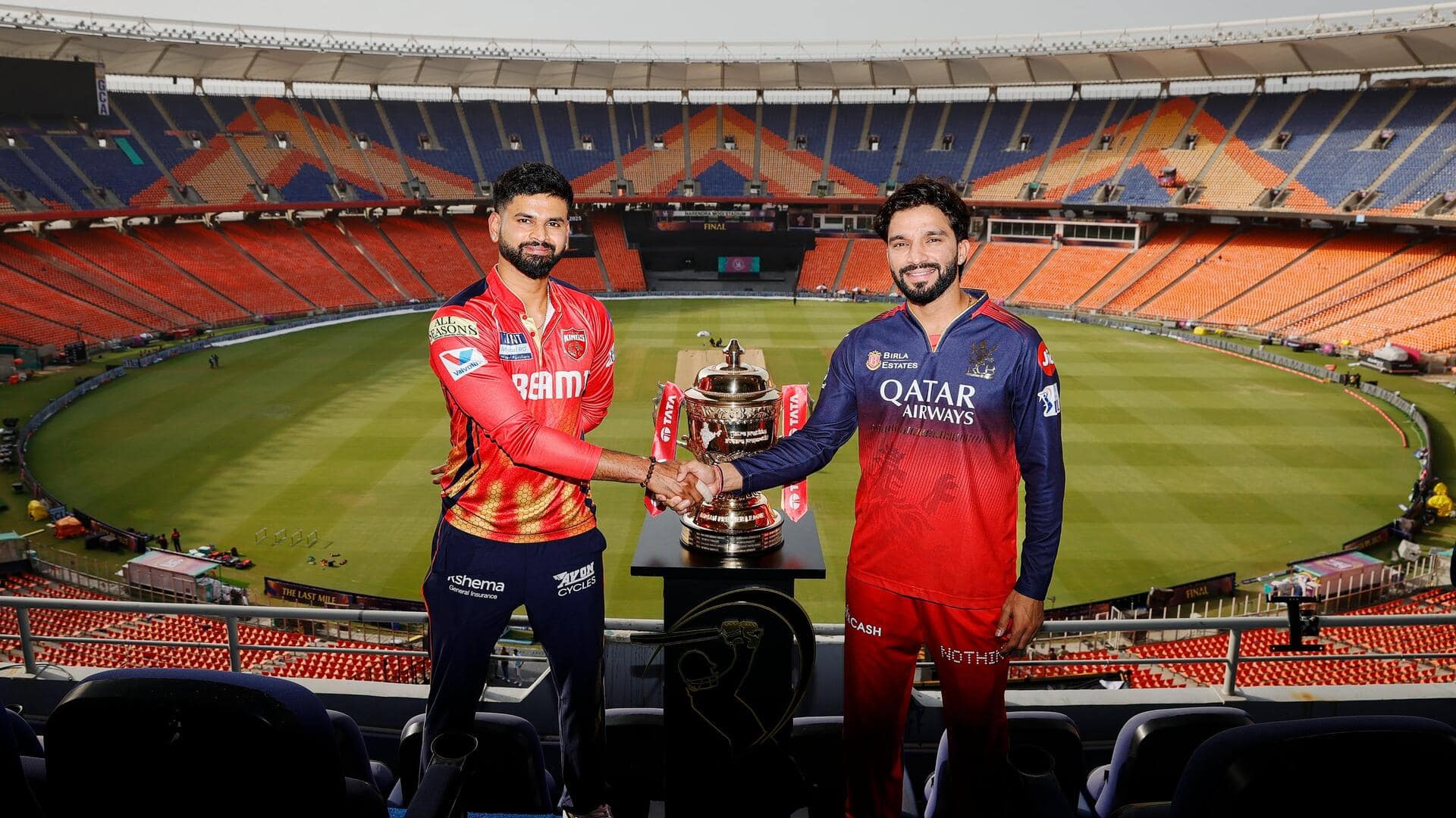 IPL 2025 final: PBKS elect to field against RCB IPL 2025 final: PBKS elect to field against RCB