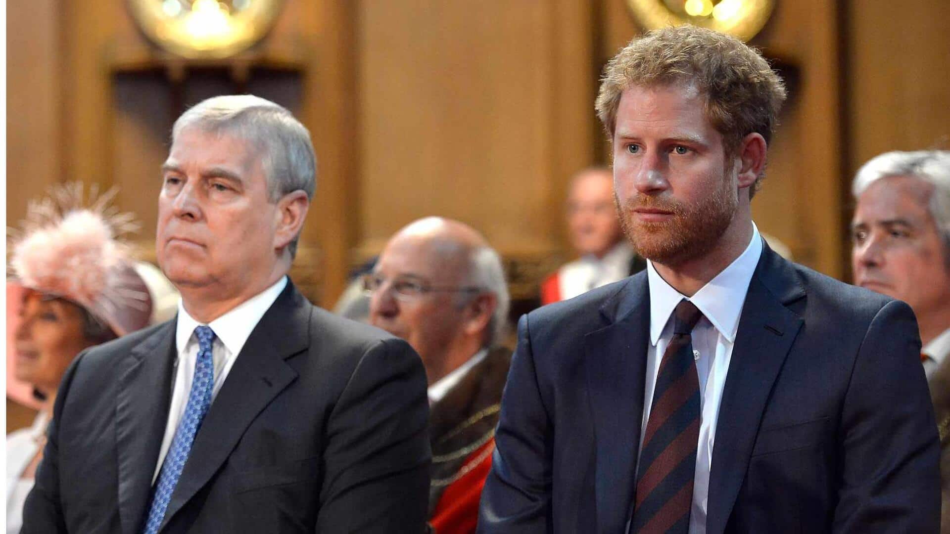Prince Harry denies physical altercation with Prince Andrew