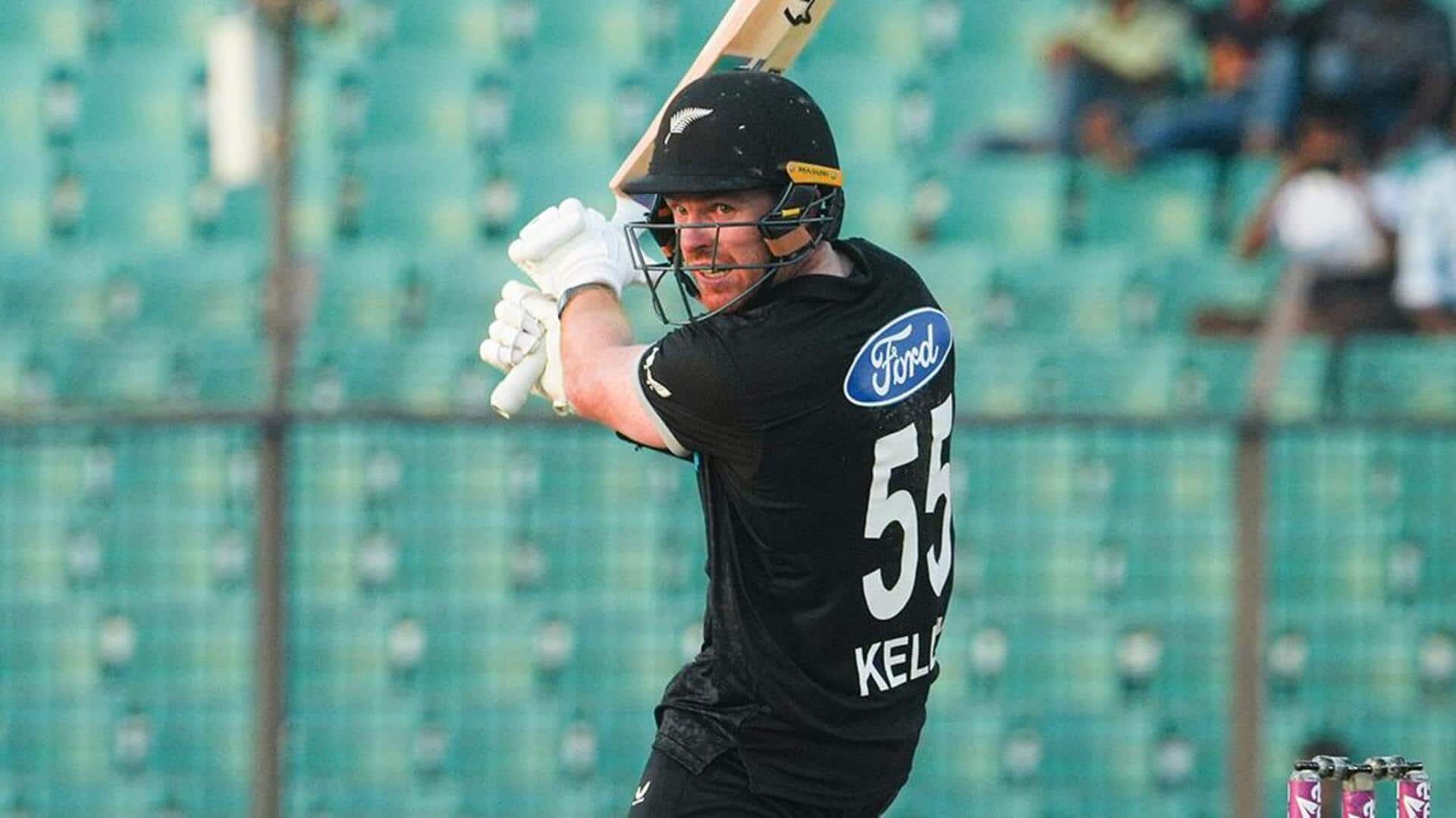 NZ's Nick Kelly scores half-century in second successive ODI: Stats