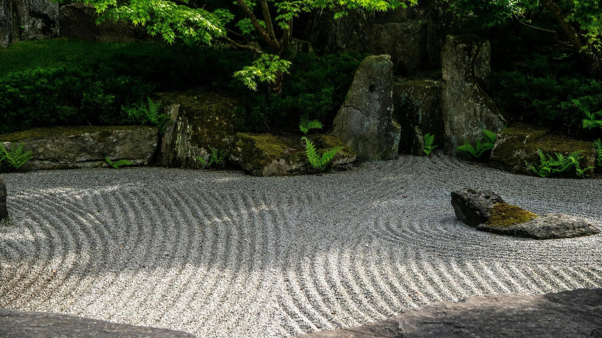 What makes a Zen garden so peaceful
