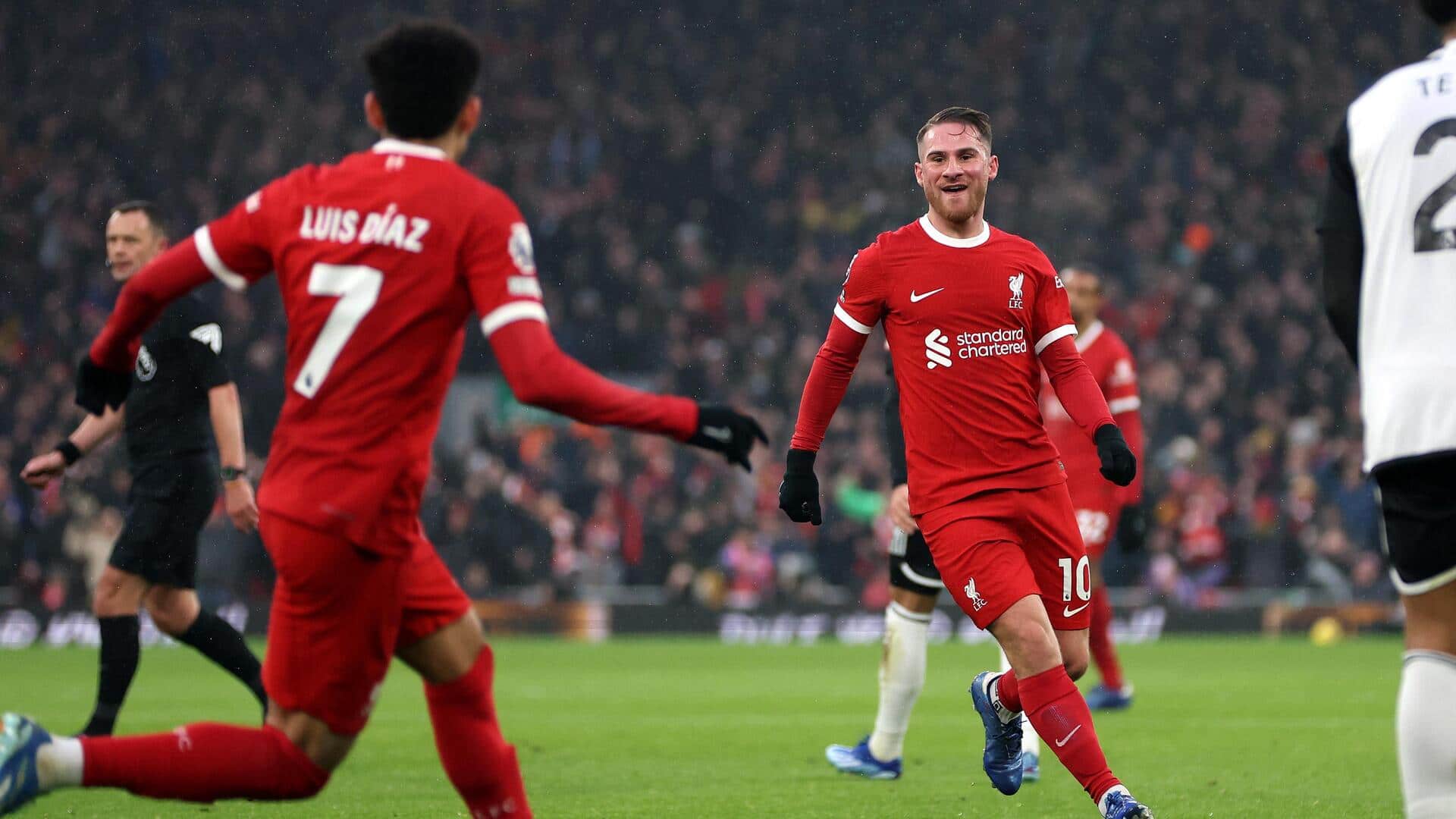 Premier League 2023-24, Liverpool stun Fulham 4-3 at Anfield: Stats