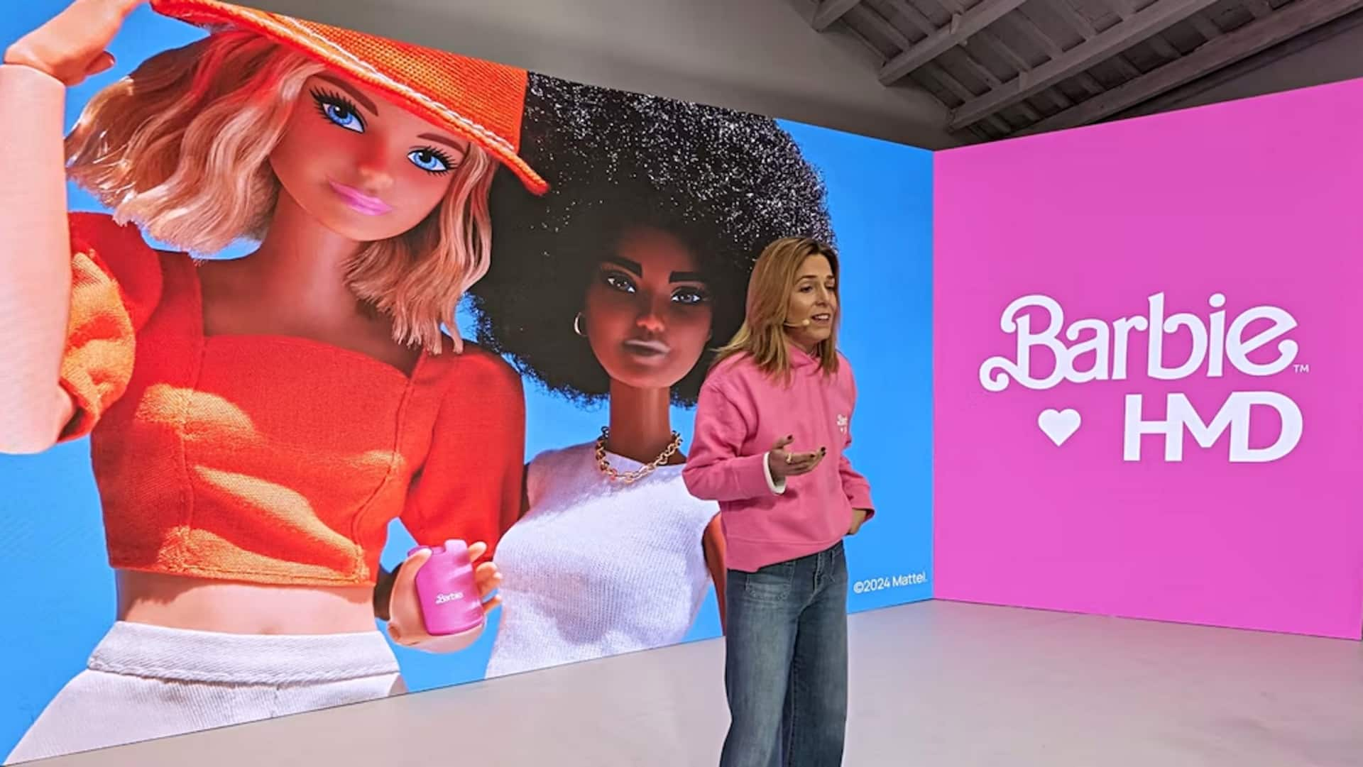 MWC 2024 HMD to launch Barbie flip phone this summer