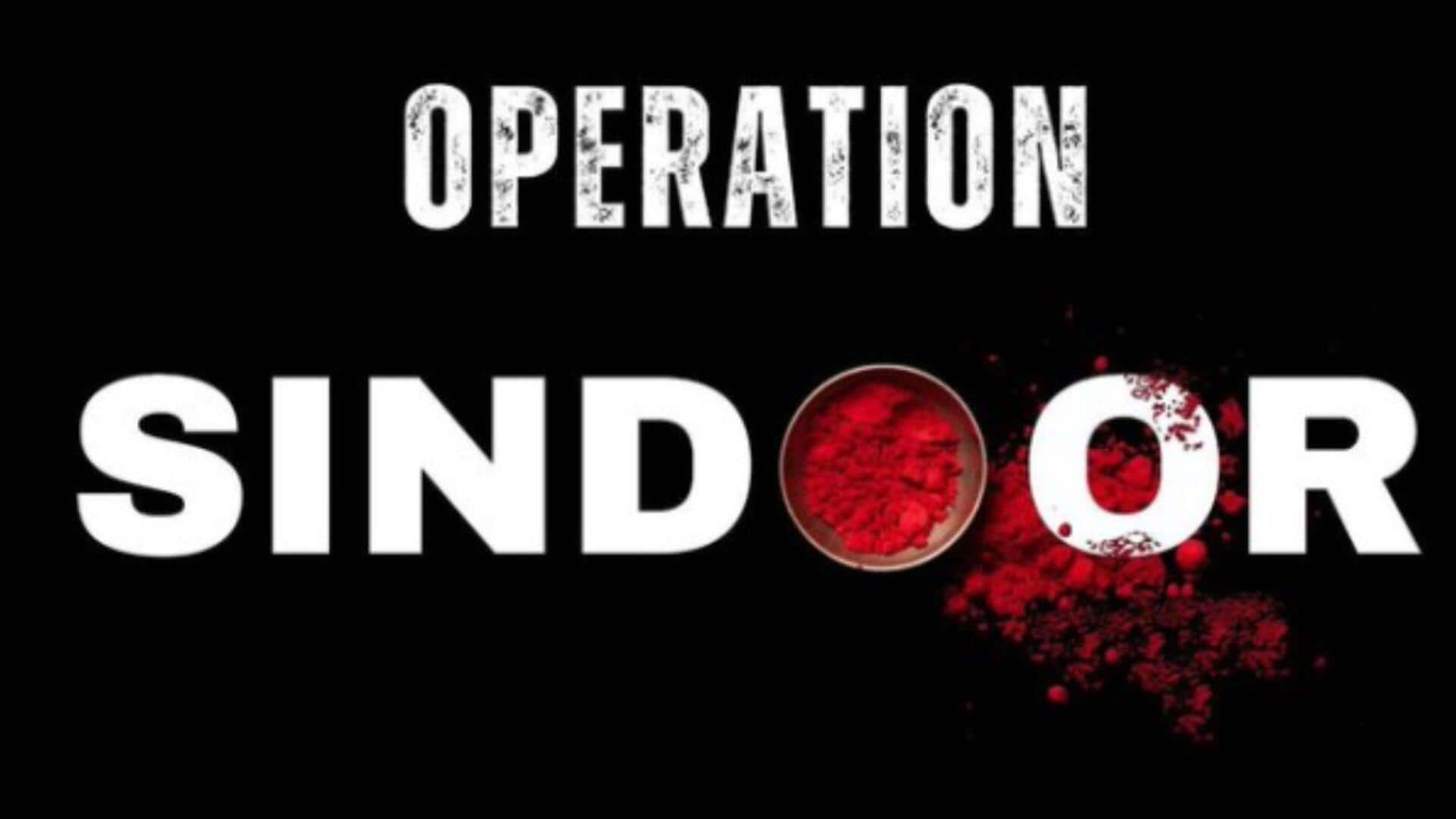 Bollywood studios rush to lock 'Operation Sindoor' title Bollywood studios rush to lock 'Operation Sindoor' title