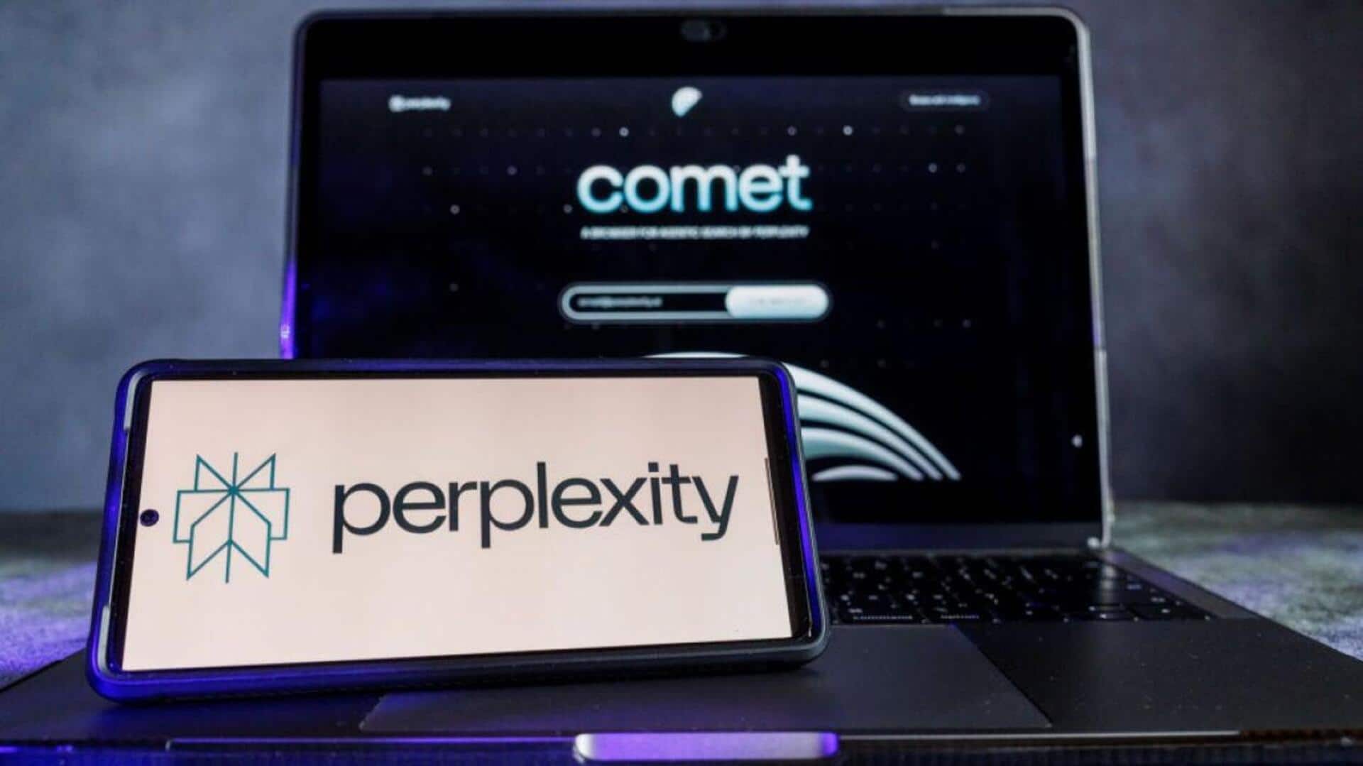 Perplexity's AI browser Comet now available on Android