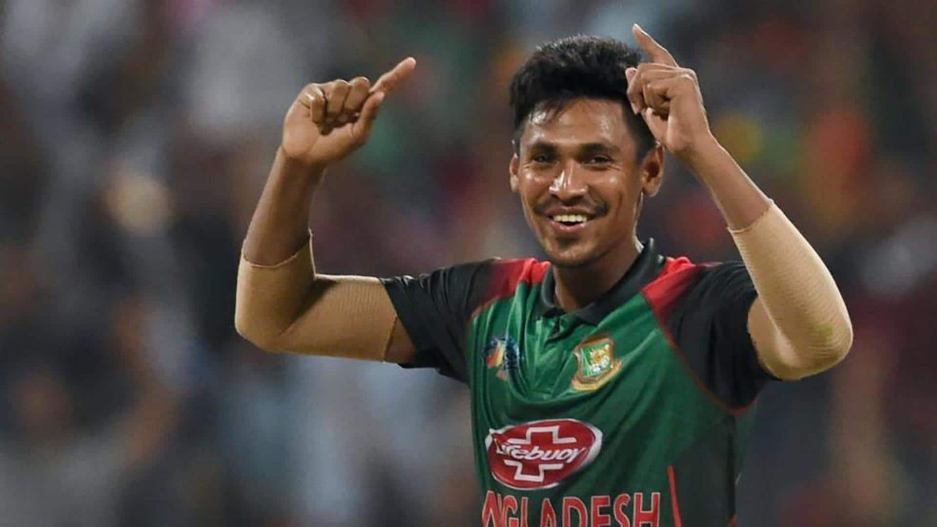 Mustafizur Rahman claims his 98th T20I wicket, equals Shahid Afridi