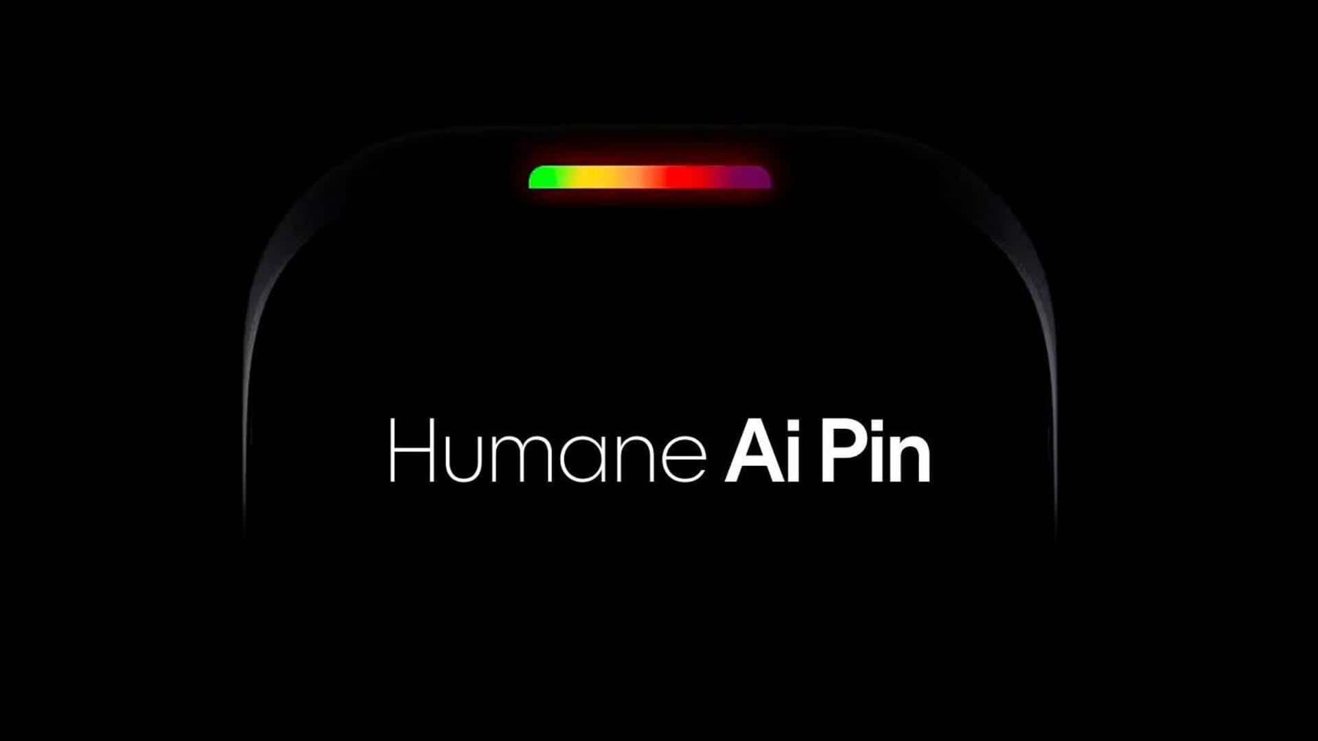 Sam Altman-backed start-up to unveil 'Ai Pin' on November 9