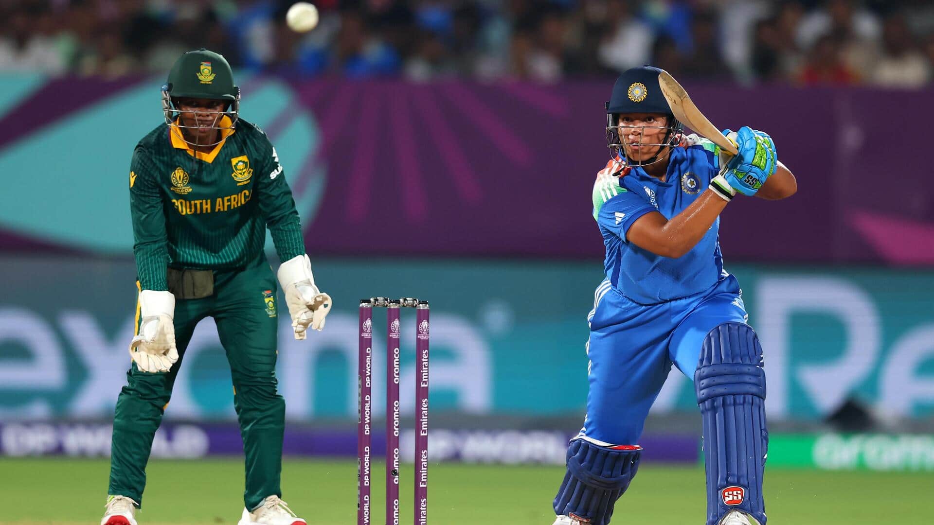 Richa Ghosh slams 94 versus SA-W, surpasses 1,000 ODI runs Richa Ghosh slams 94 versus SA-W, surpasses 1,000 ODI runs