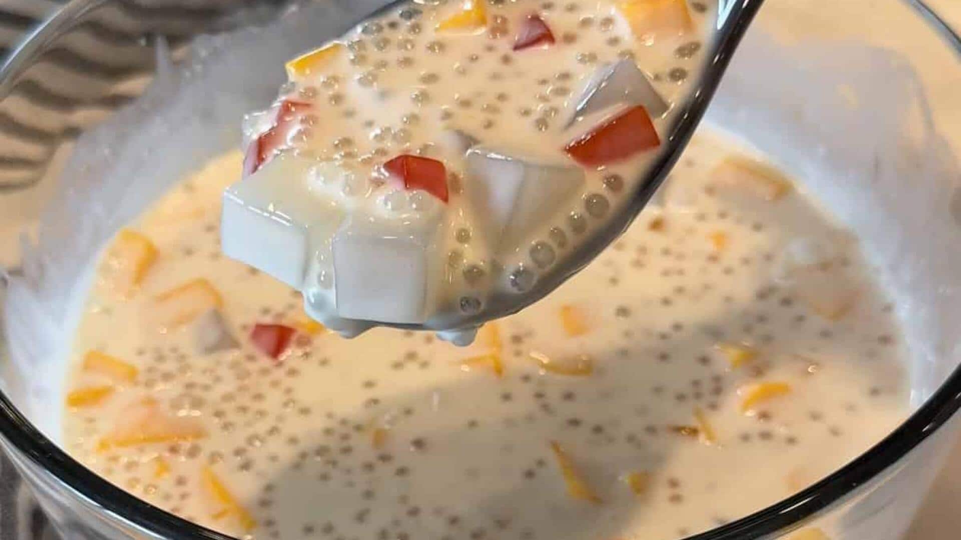 For your sweet craving, try these interesting tapioca desserts