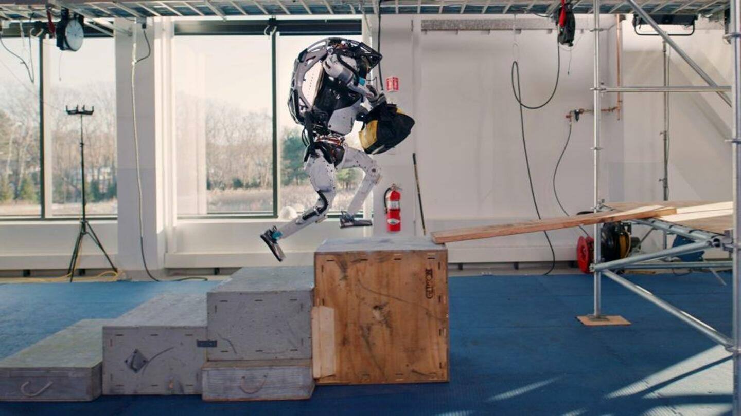 Boston Dynamics showcases robot Atlas's new skills and acrobatic moves