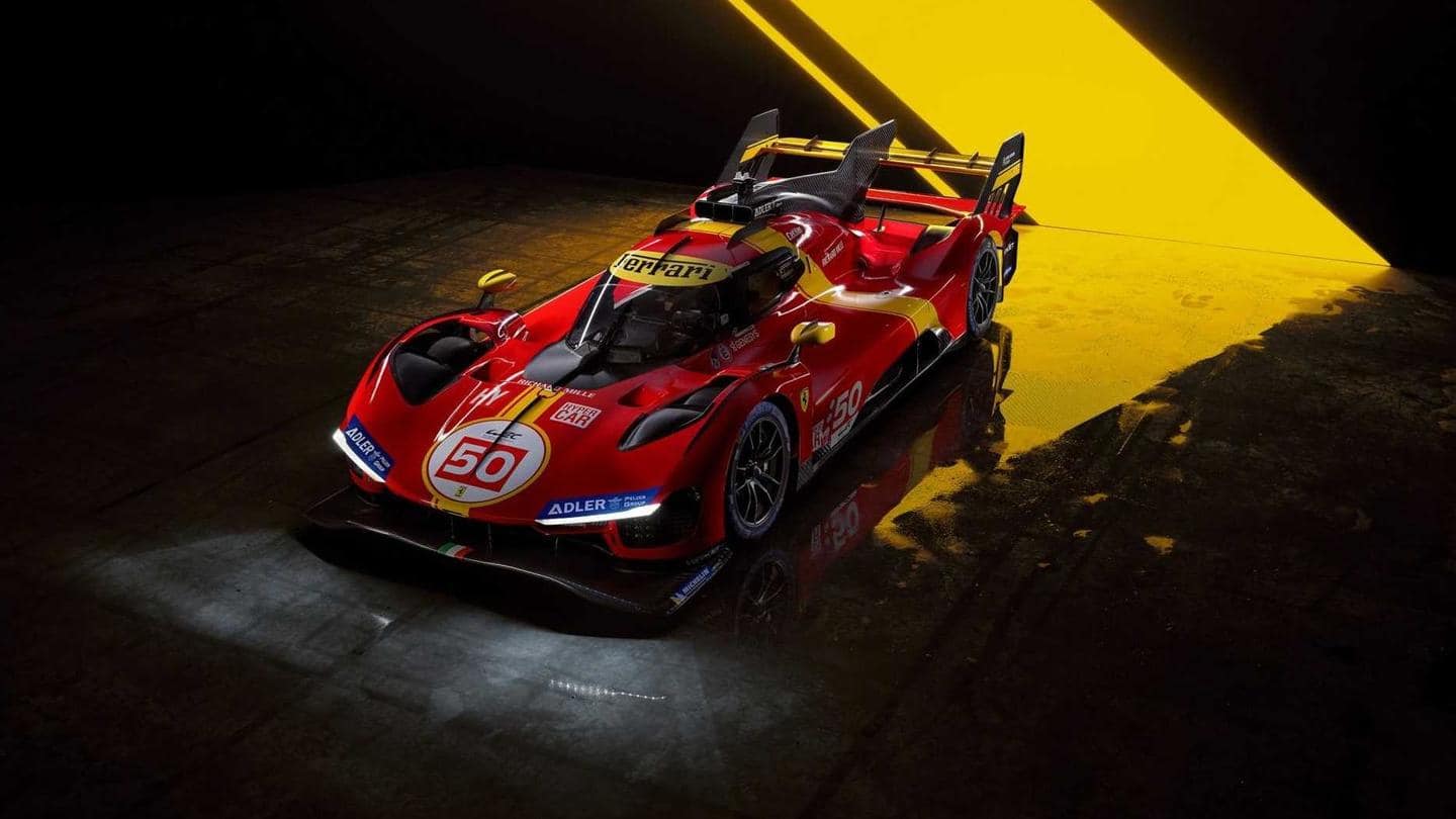 Ferrari 499P Le Mans Hypercar breaks cover with hybrid powertrain