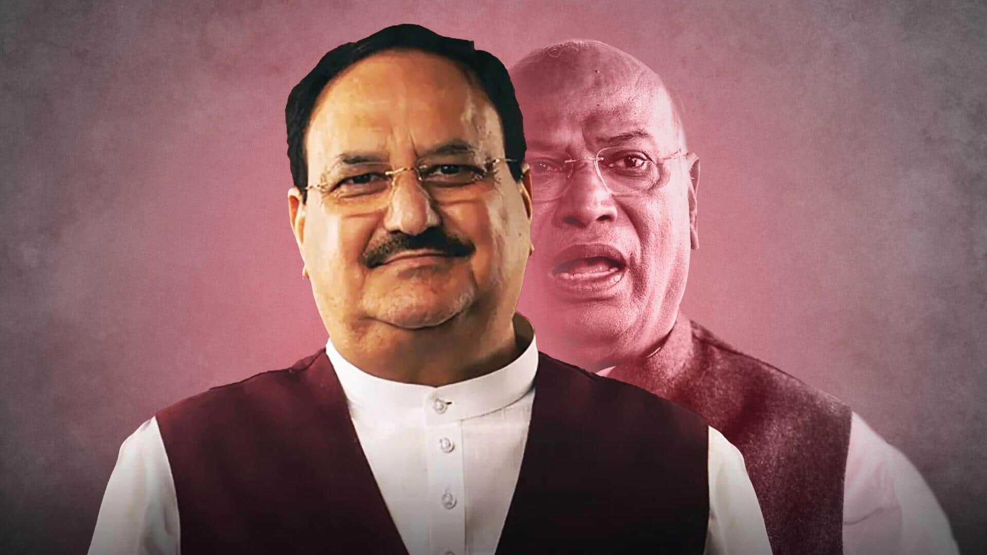 Letter-vs-letter: Nadda's Rahul 'failed product' barb in reply to Kharge