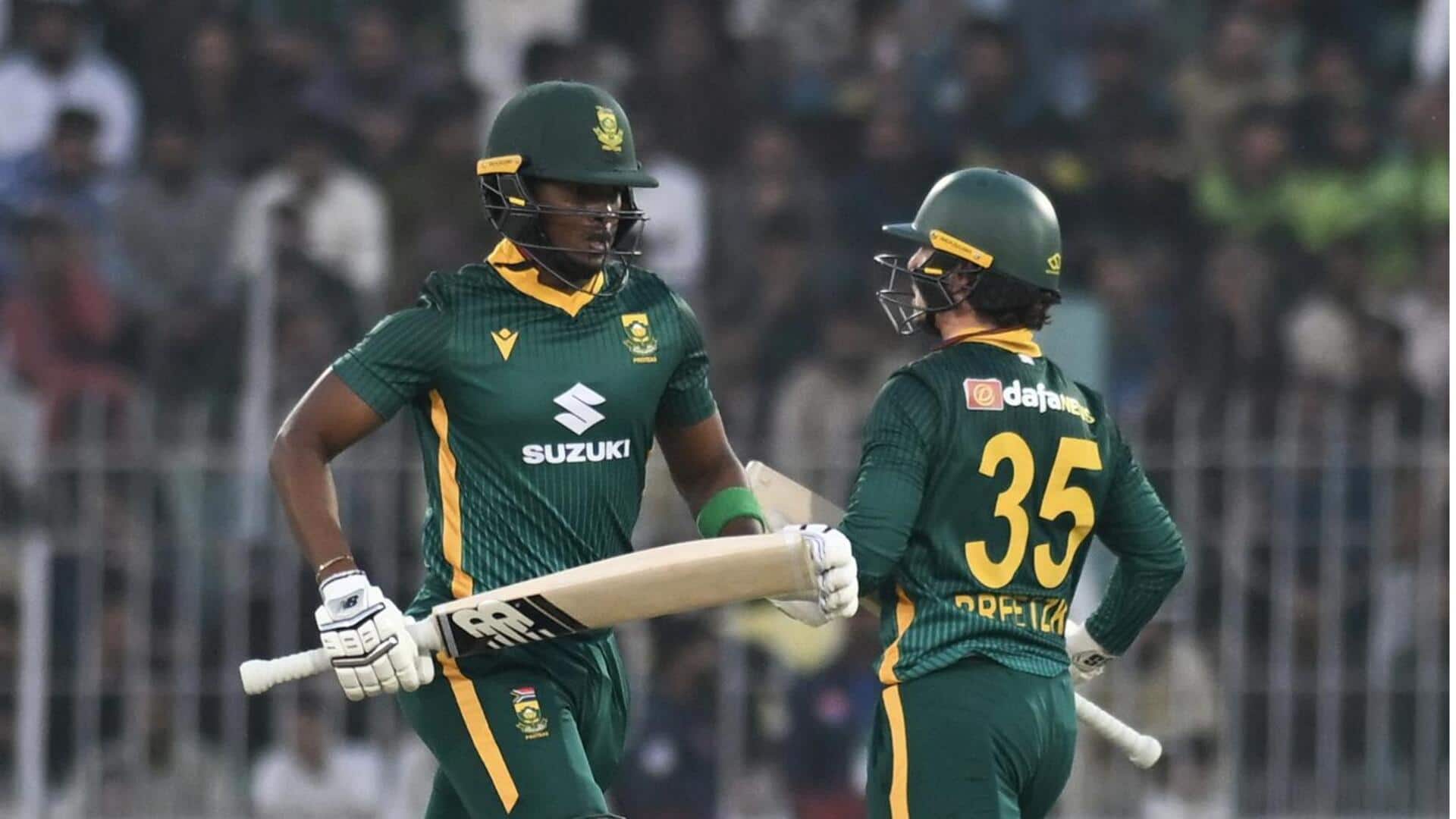 Listing South Africa's lowest totals against Pakistan in ODIs