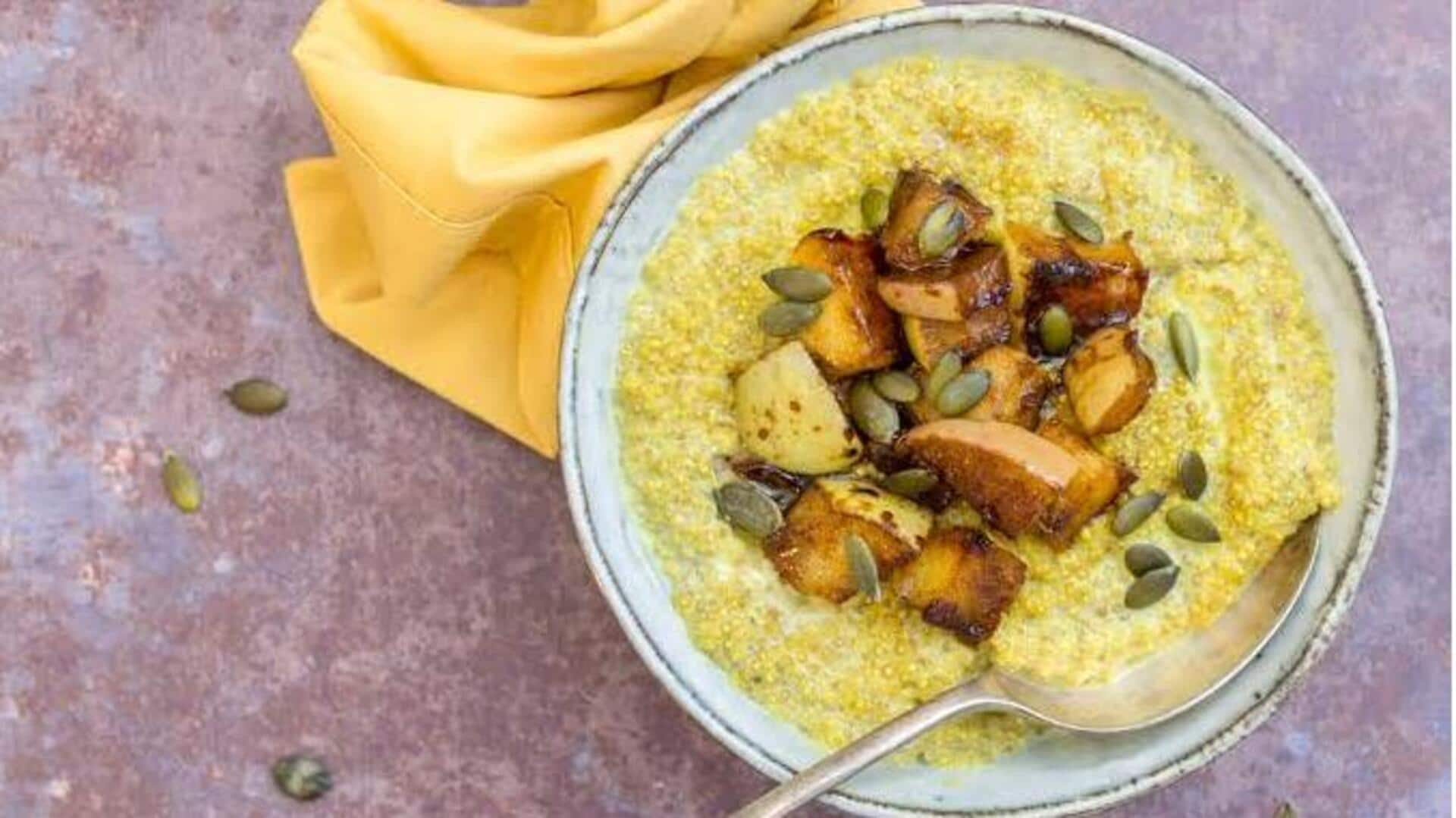 5-minute fix: Honey turmeric porridge