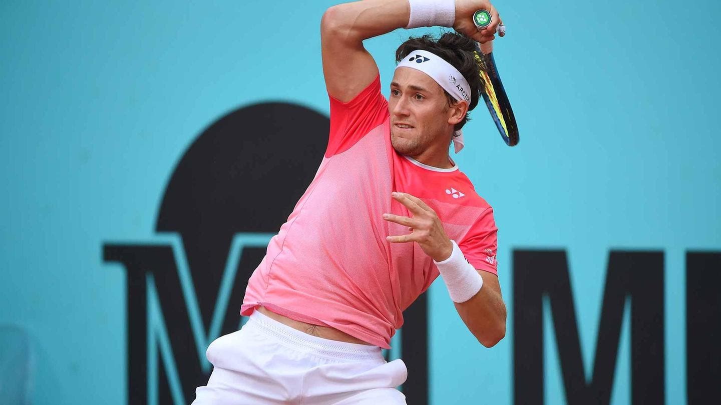 Madrid Open: Casper Ruud stuns Stefanos Tsitsipas, reaches quarter-finals