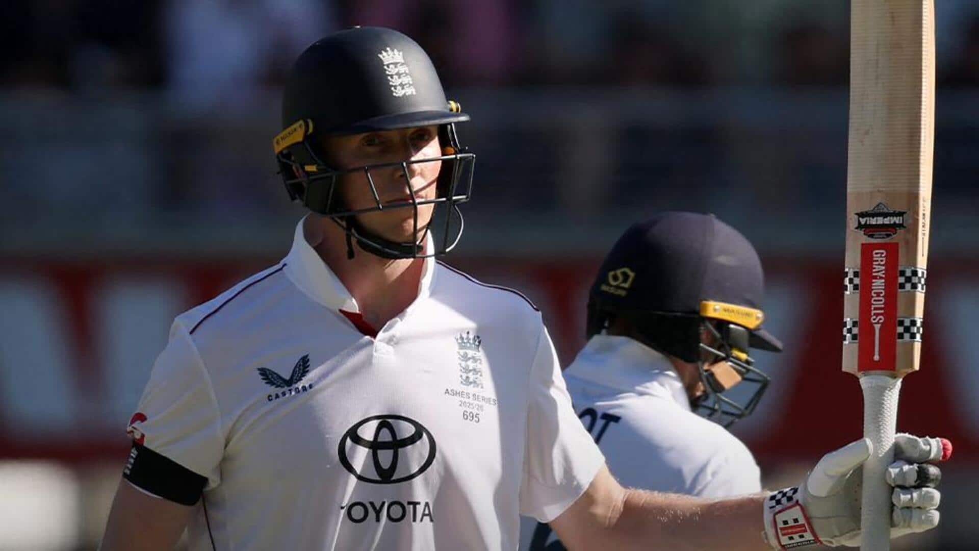 Zak Crawley smashes his second Test fifty in Australia: Stats