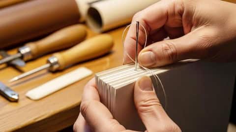 How to use bark thread in bookbinding