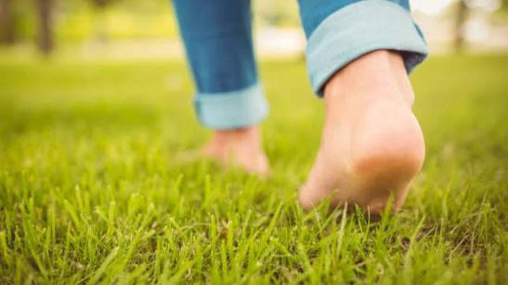 Can walking barefoot improve your health? 