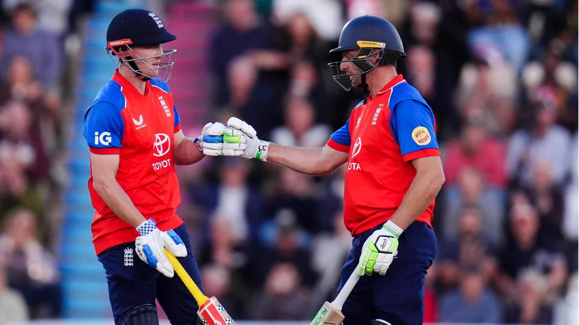 England's Jos Buttler becomes 2nd-highest scorer in Men's T20Is: Stats