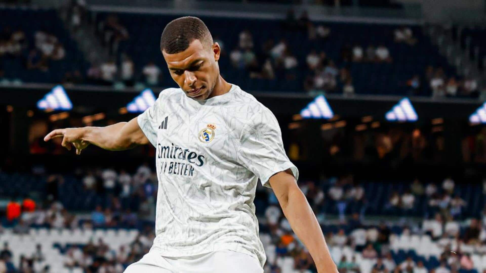 Real Madrid's Kylian Mbappe opens goal-scoring account in La Liga 