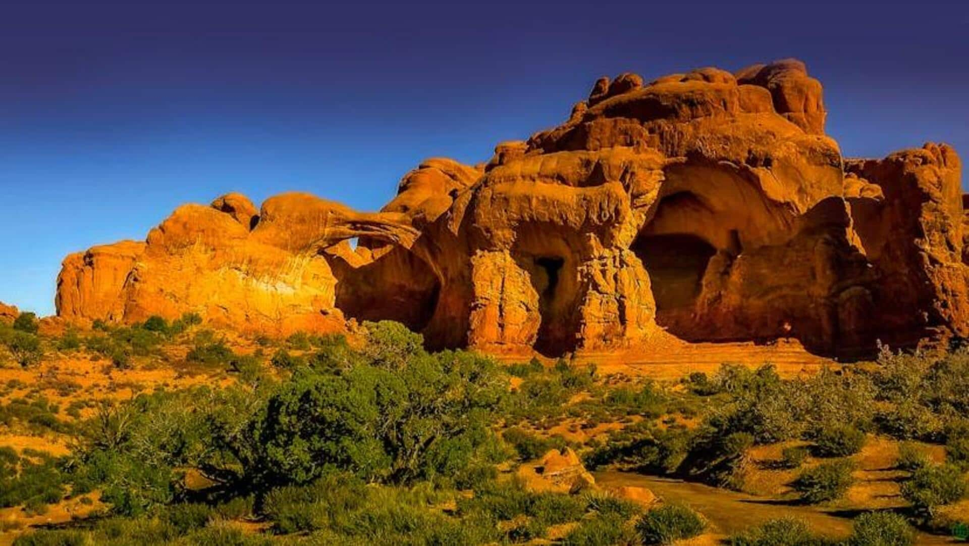 Marvel at Arches National Park's natural sculptures