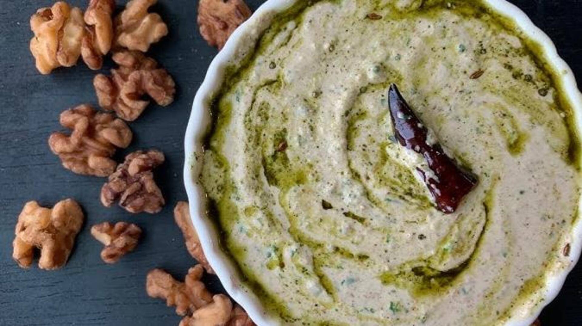 Exploring Kashmiri walnut vegan chutneys