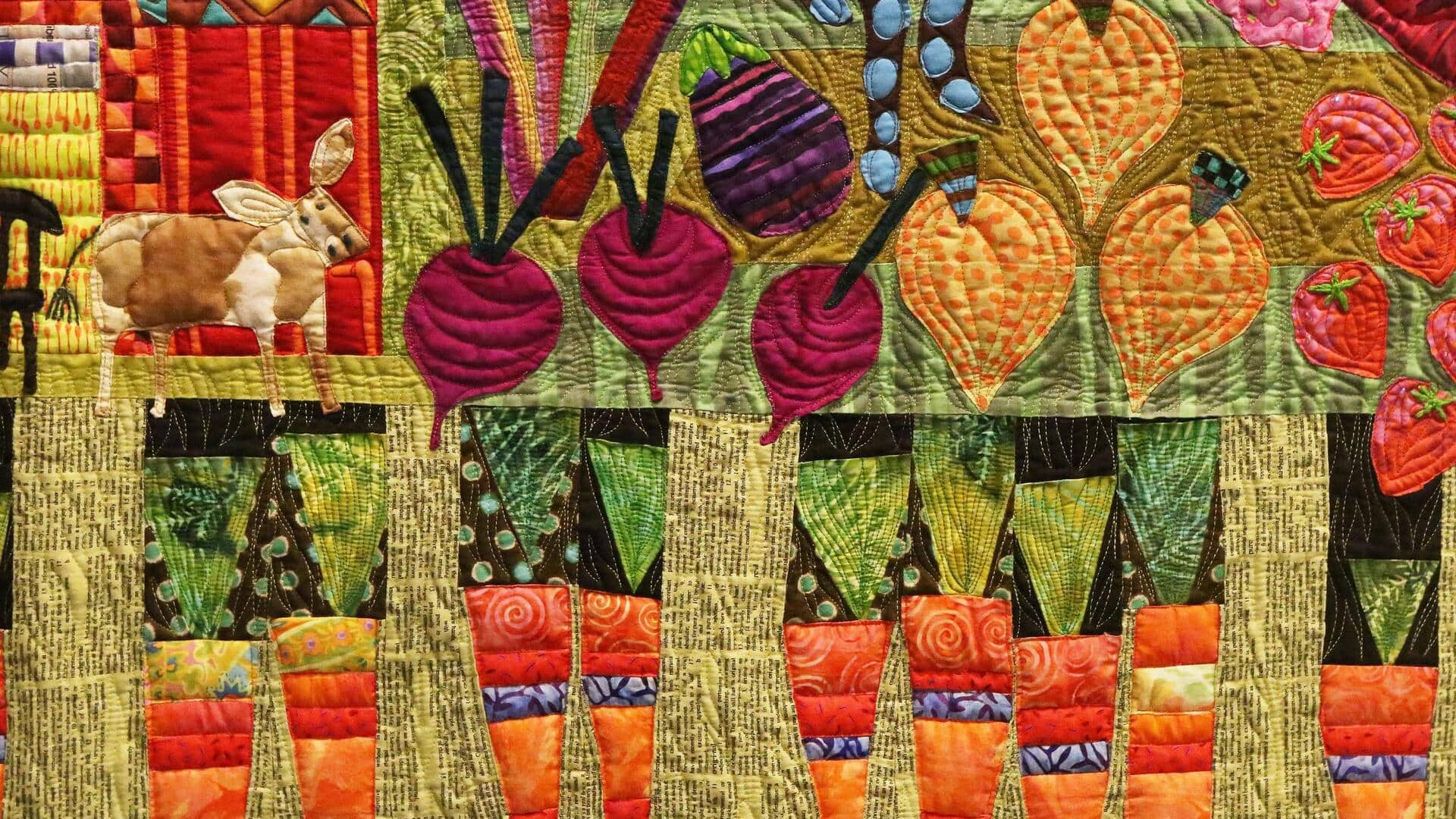 The art of folk story quilting