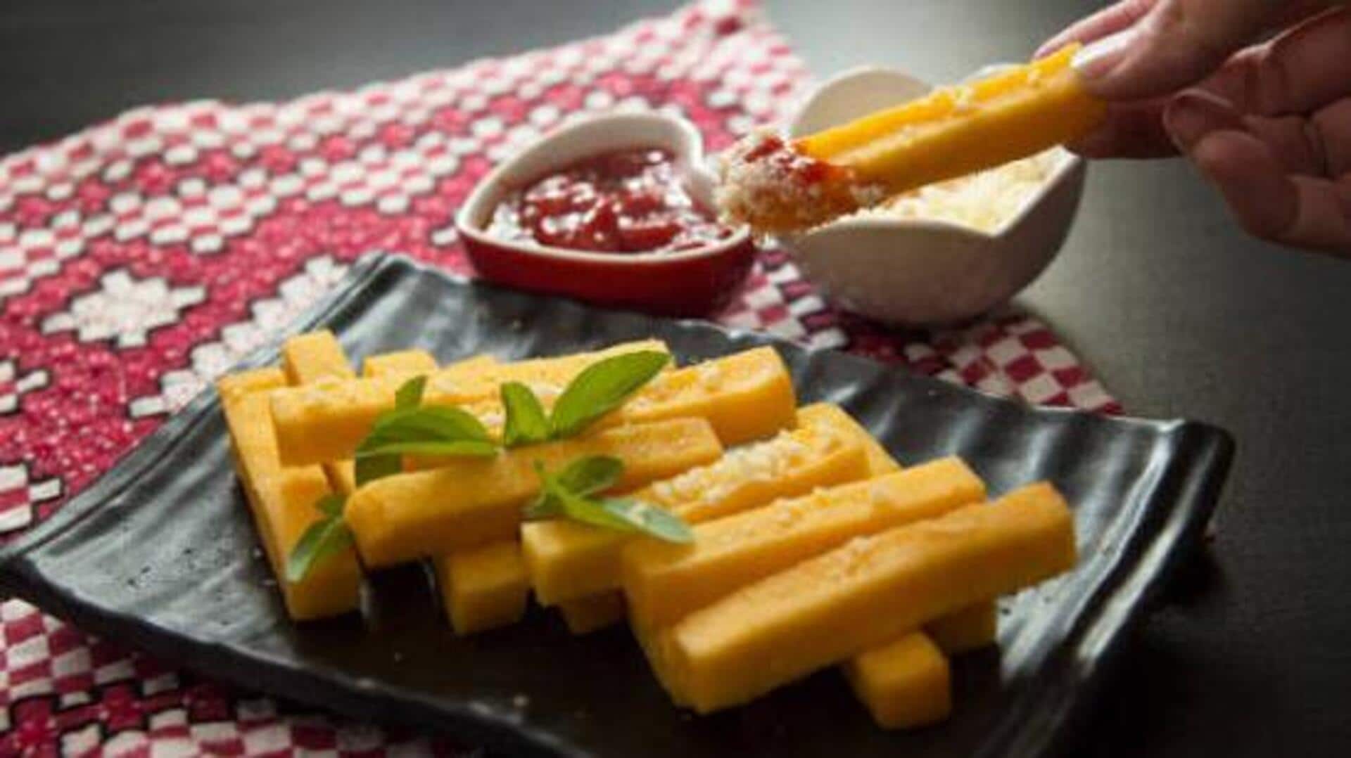 Make these delicious polenta snacks at home 