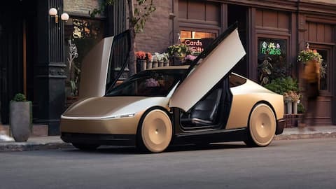 Tesla launches Cybercab robotaxi. The cars have no steering wheel
