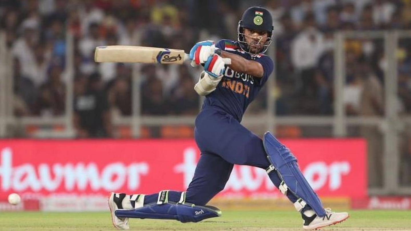 Dhawan and Iyer are the captaincy options for Team India Dhawan and Iyer are the captaincy options for Team India
