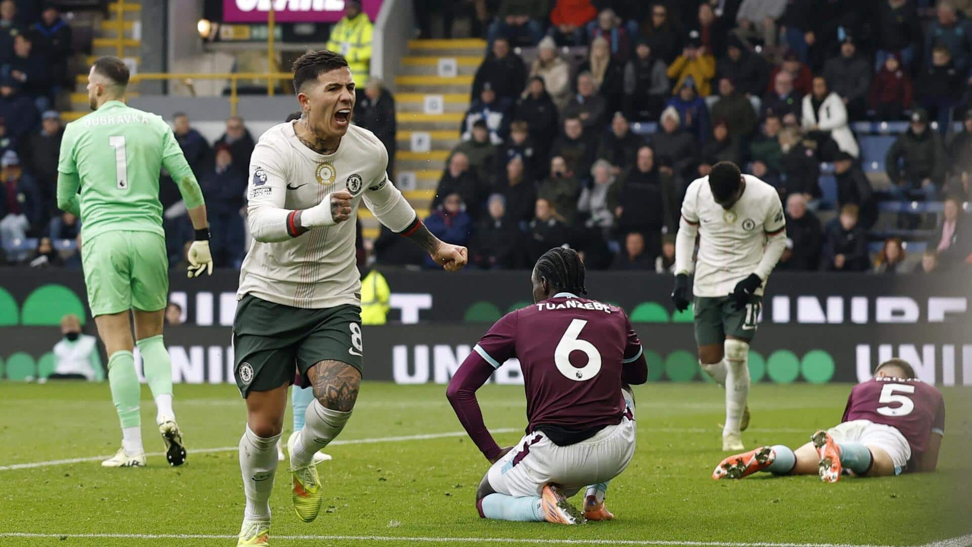 Chelsea go 2nd in Premier League with Burnley scalp: Stats