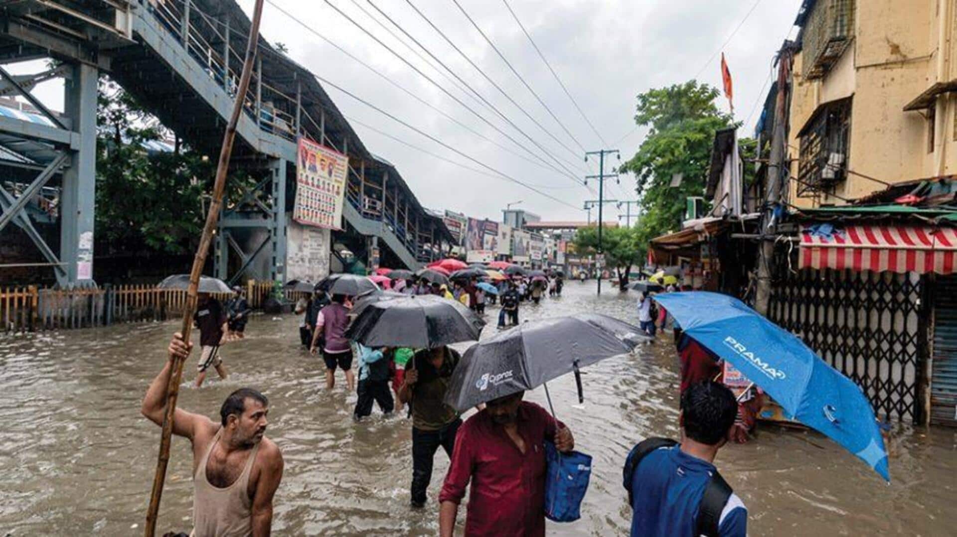 Chaos after heavy rain: Delhi, Surat waterlogged, landslides in Uttarakhand 