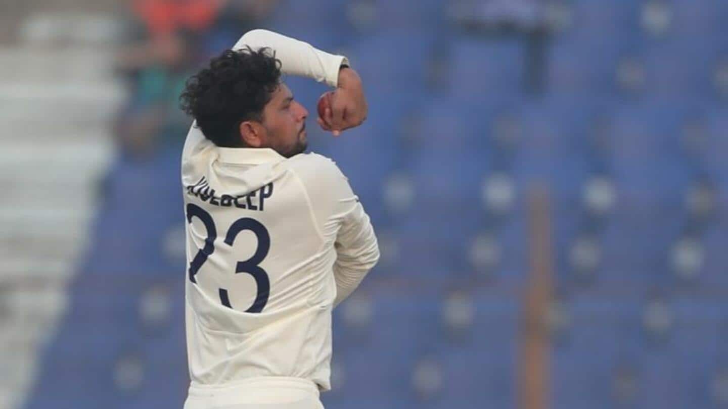 Kuldeep Yadav scalps third five-wicket haul in Tests: Stats