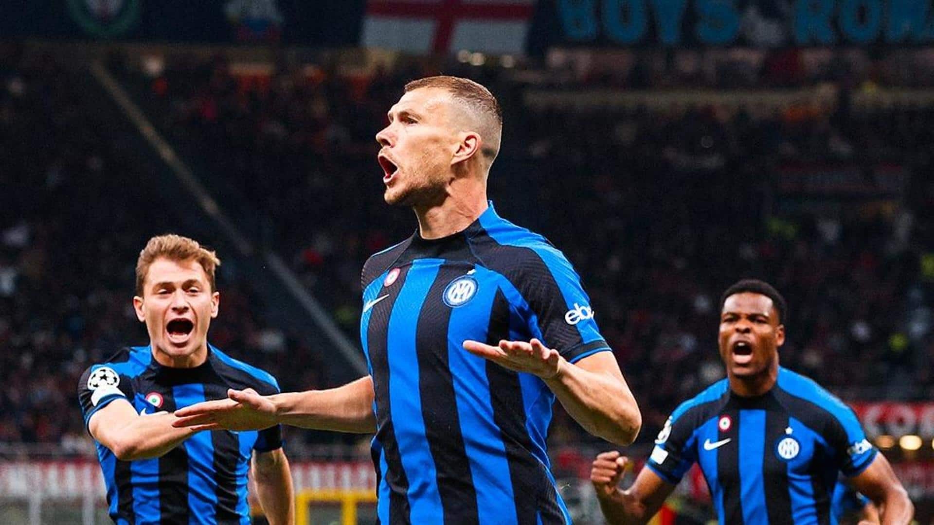 Inter beat Milan in Champions League semi-final, 1st leg: Stats