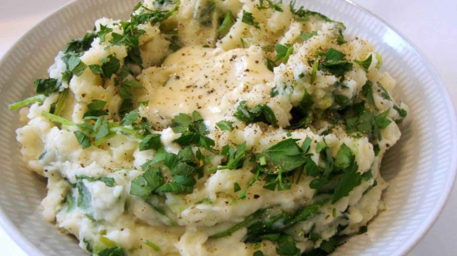 Make Irish vegan colcannon mash at home with this recipe