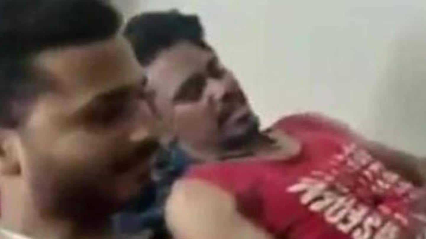A video of the incident went viral on social media A video of the incident went viral on social media