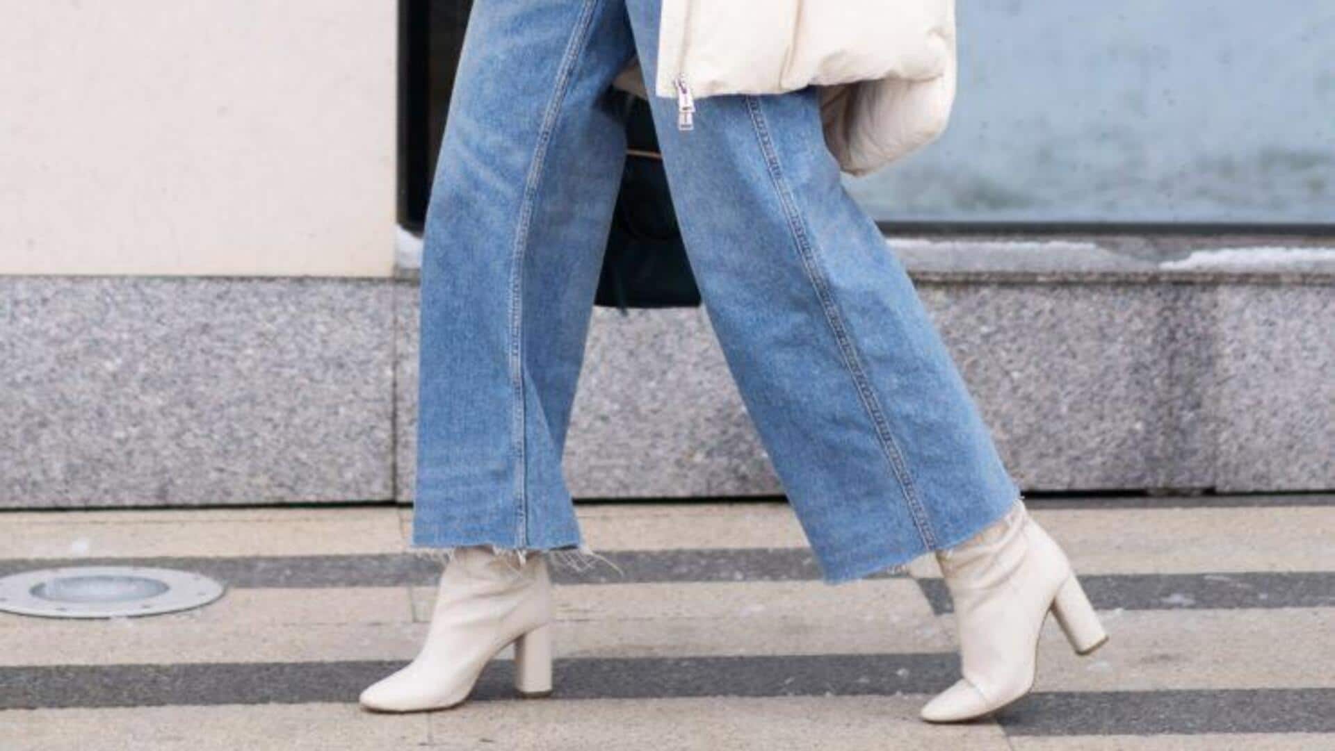 These styles go well with cropped trousers