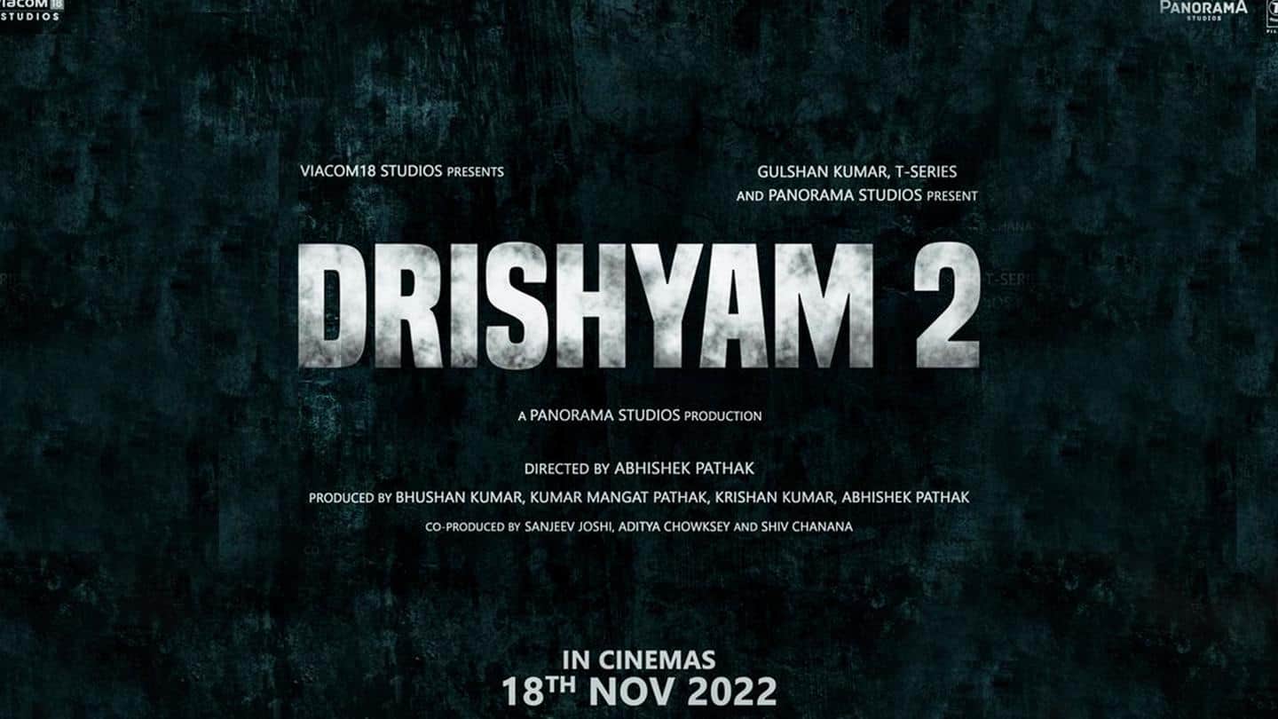 Ajay Devgn's 'Drishyam 2' to hit theaters on November 18!