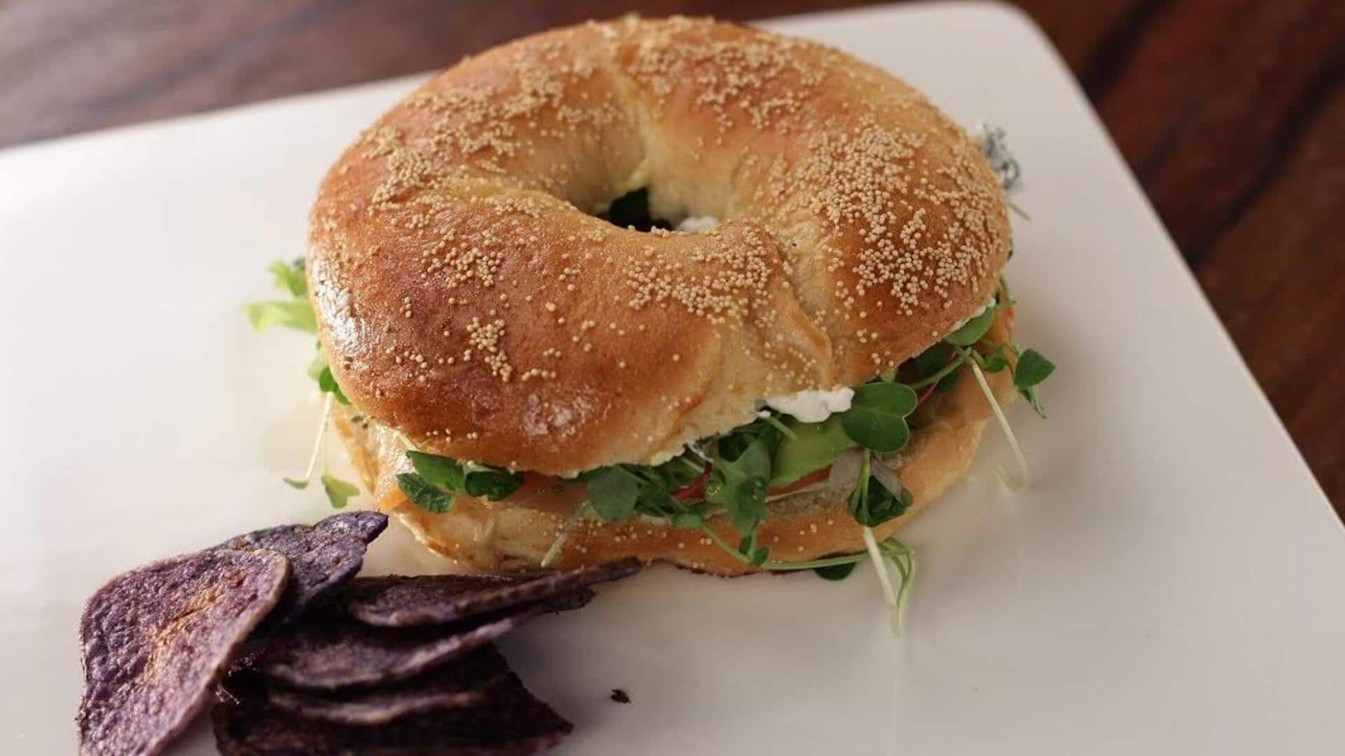 Busy morning? Try this quick Indian breakfast bagel