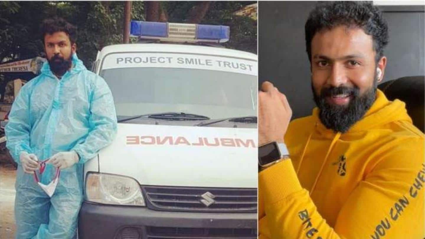 Kannada actor Arjun Gowda becomes ambulance driver for COVID-19 patients