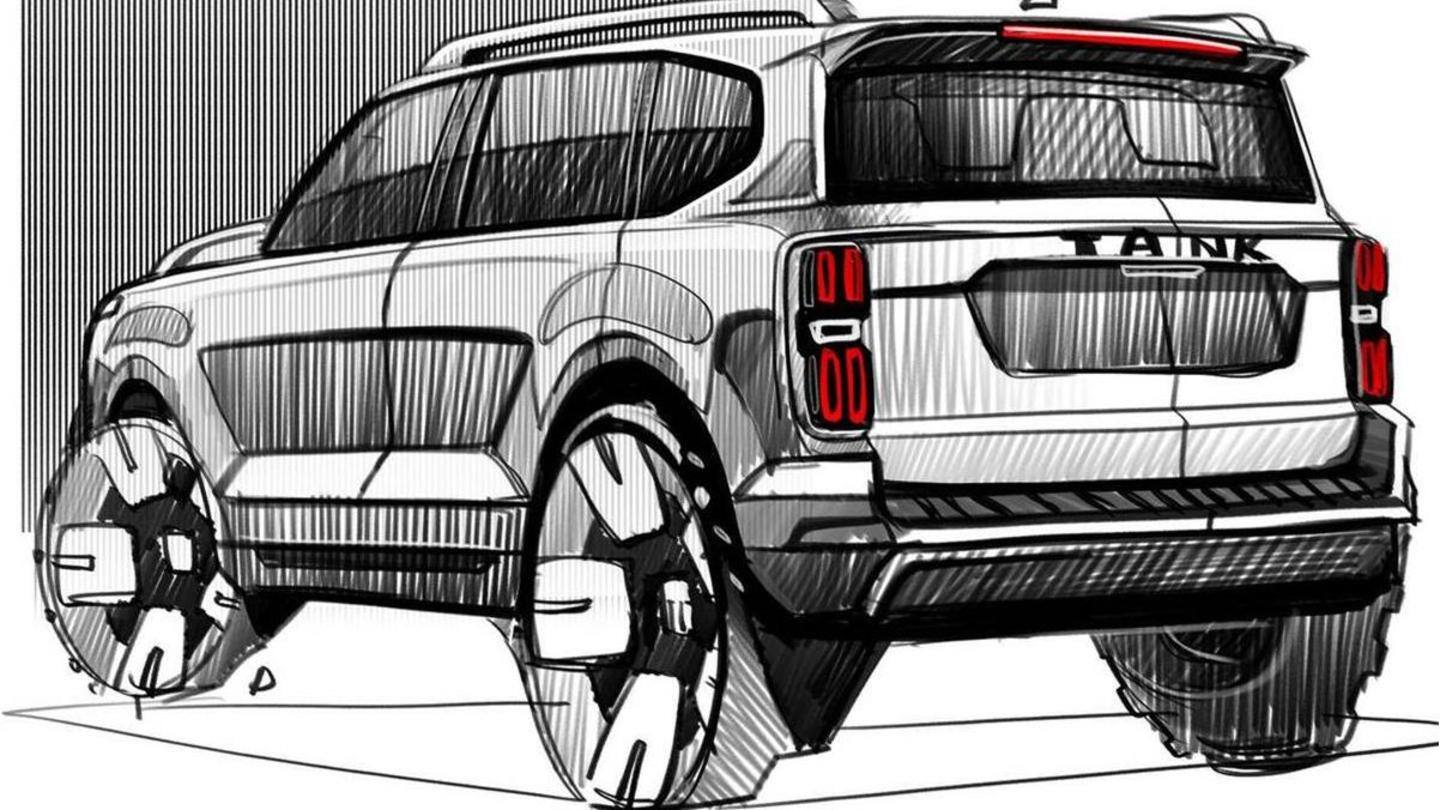 The car will be 5,050mm long The car will be 5,050mm long