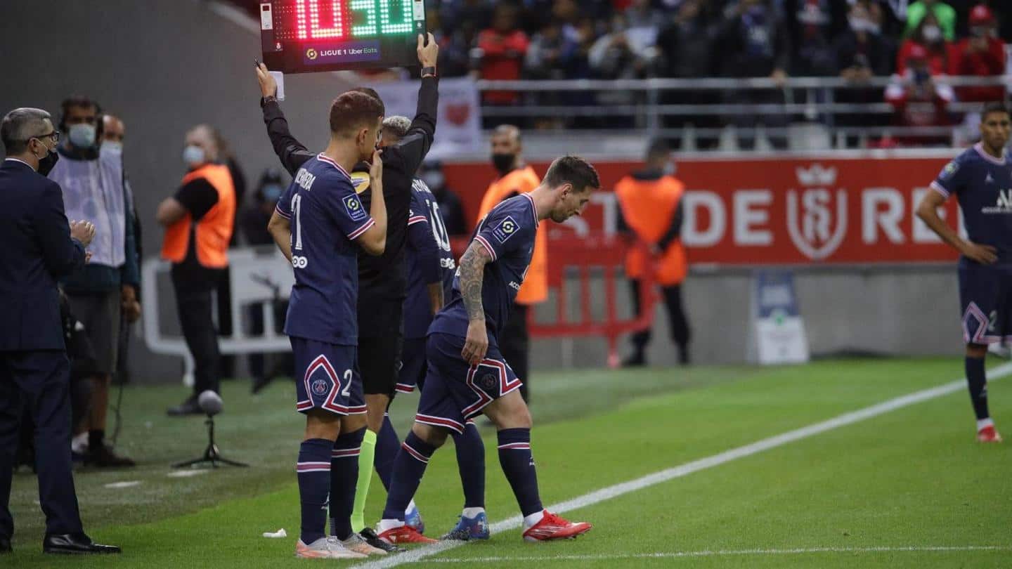 Messi makes his PSG debut Messi makes his PSG debut